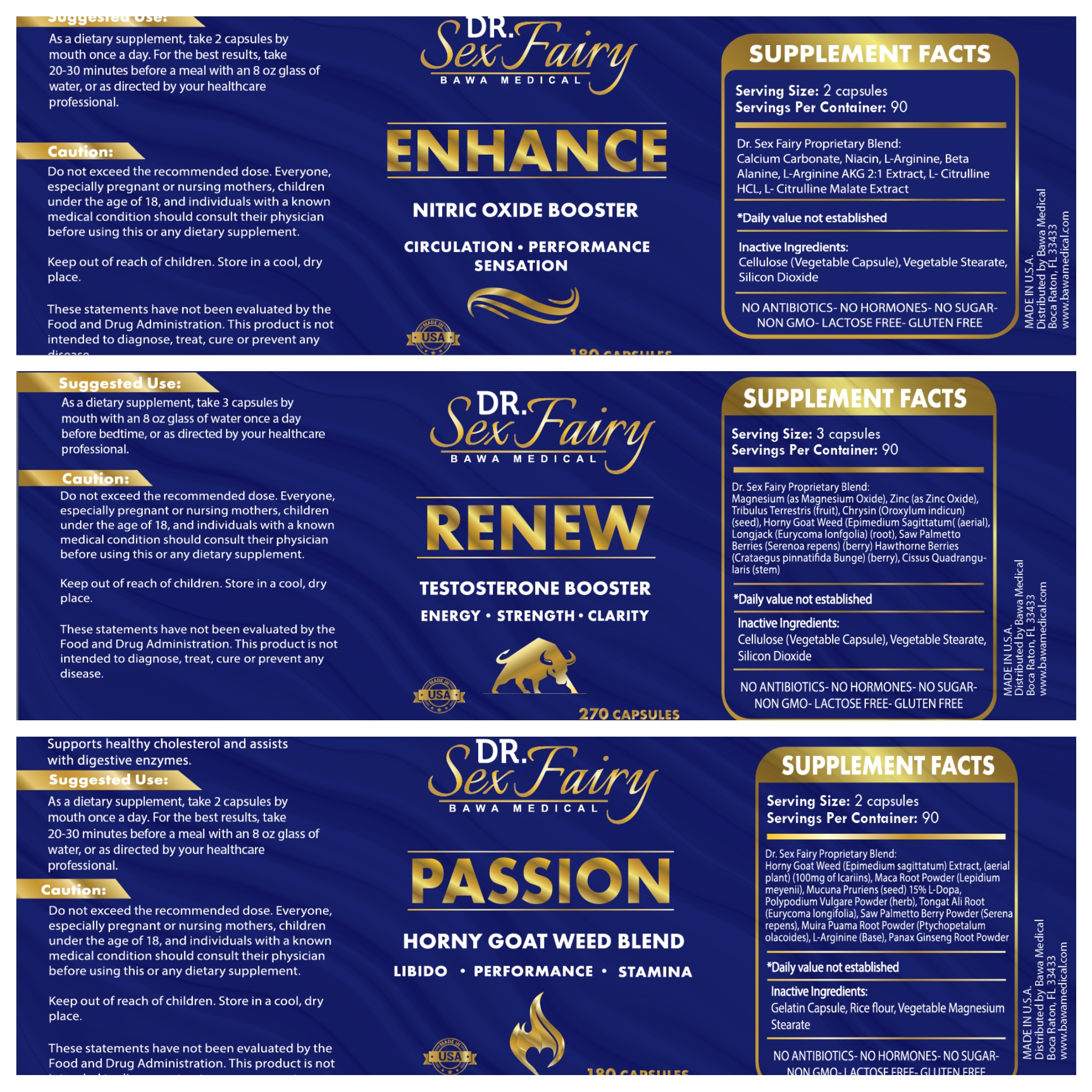 The Transformation Package (Enhance, Renew & Passion - 90-day supply)