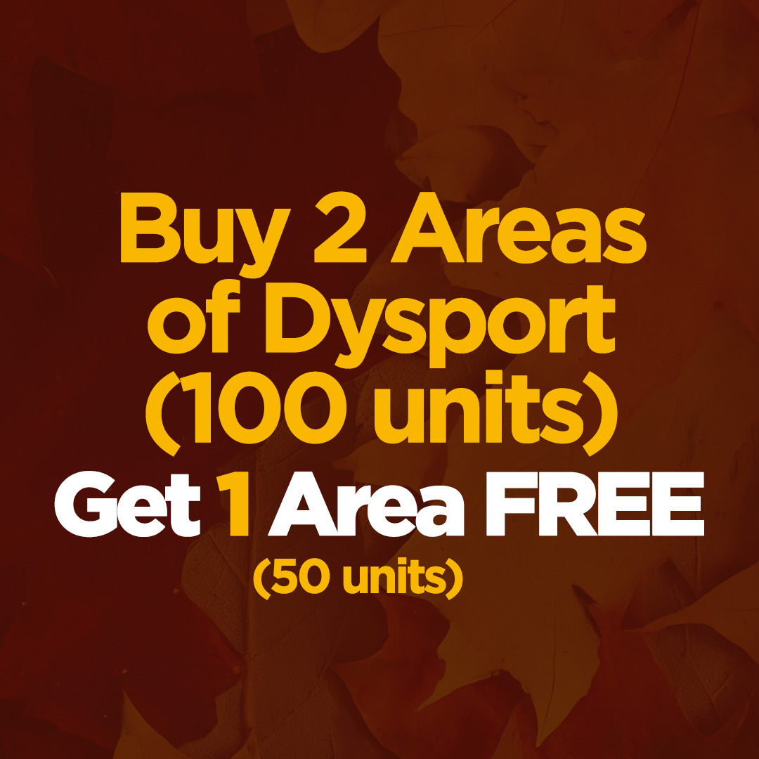 Buy 2 Areas of Dysport, Get 1 Area FREE ($240 Value)