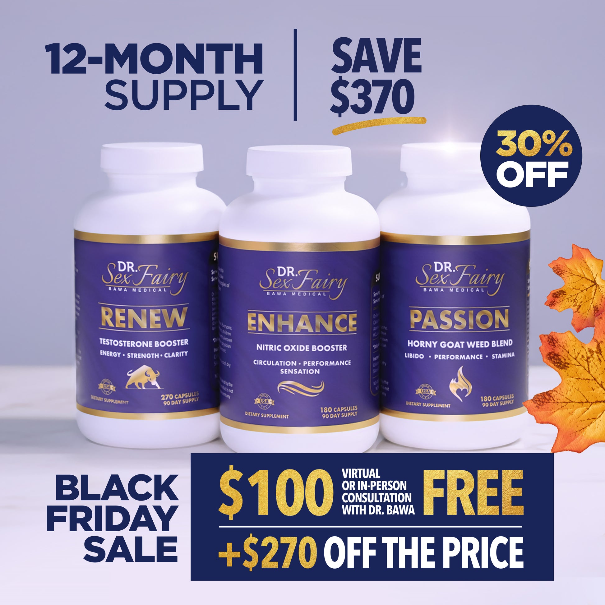 The Biggest Transformation Package (Enhance, Renew & Passion - 1 year supply) + FREE CONSULTATION